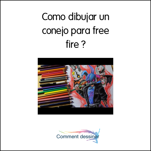 Como dibujar un conejo para free fire